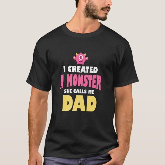 父の日を祝う娘から父へ Tシャツ (正面)