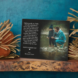 父の日を祝う |かわいい詩のフォトプラーク フォトプラーク