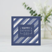 父の日を祝う |タイストライプのプ カード (スタンド正面)