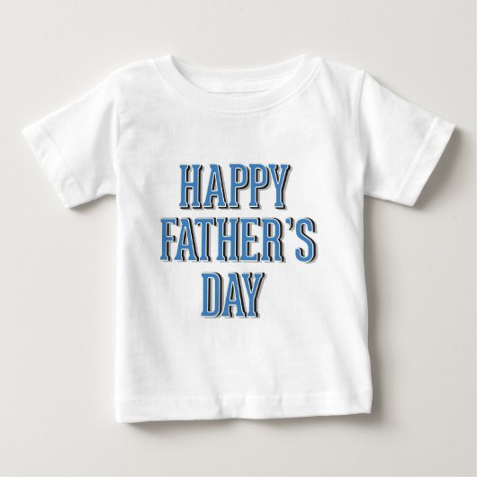 父の日を祝う ベビーTシャツ (正面)