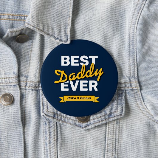 父の日を祝う | ボタンパーソナライズされた 缶バッジ (インサイチュ)