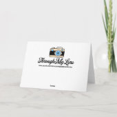 父の日を祝う |ワシの写真 カード (裏面)