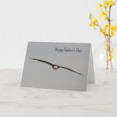 父の日を祝う |ワシの写真 カード (黄色い花)