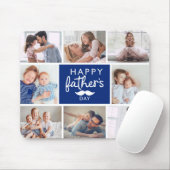 父の日を祝う |写真カスタム家族のコラージュ マウスパッド (マウス)