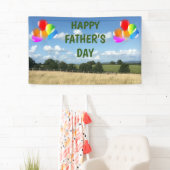 父の日を祝う 横断幕 (インサイチュ)