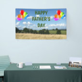 父の日を祝う 横断幕 (トレードショー)