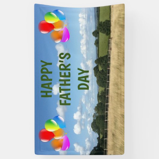 父の日を祝う 横断幕 (縦)