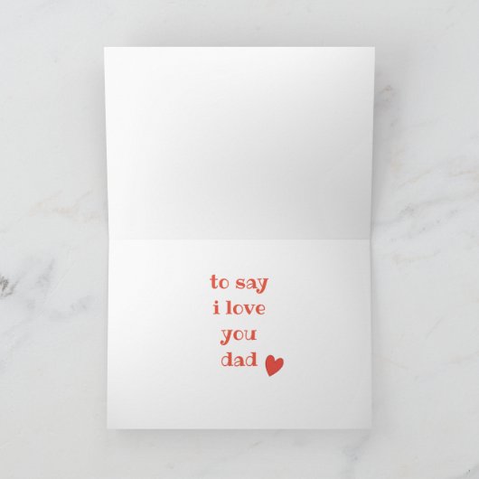 父の日を見つけおもしろいる最も生意気なカード シーズンカード (内部)