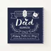 父の日を1番にするかわいいパパ ノートブック (裏面)