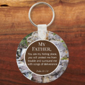 父の日アイディア教会バイブル聖句キーチェーン キーホルダー (正面)