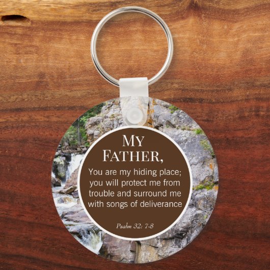 父の日アイディア教会バイブル聖句キーチェーン キーホルダー (正面)