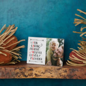 父の日アクロスティック写真プラーク フォトプラーク (側面)