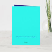 父の日アナグラムカード サンキューカード (裏面)