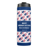 父の日アメリ最高のカパパアメリカカスタム合衆国 タンブラー (正面)