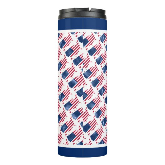 父の日アメリ最高のカパパアメリカカスタム合衆国 タンブラー (裏面)