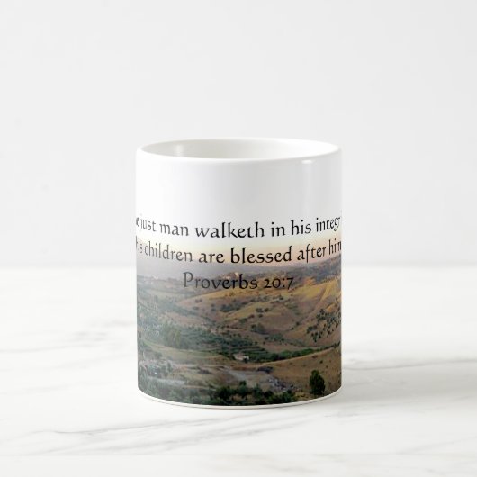 父の日イタリア及び聖なる書物、経典のギフト モーフィングマグカップ (中央)