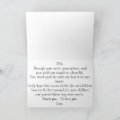 父の日イタリア&聖なる書物、 経典ギフト カード (内部)