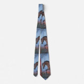 父の日ウエスタンホースパターンネックタイ ネクタイ (裏面)