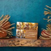 父の日ウッド5フォトコラージュ最高のダディーエバー フォトプラーク (側面)