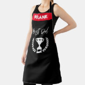 父の日エプロン名前をカスタムする最高のパパトロフィー エプロン (インサイチュ)