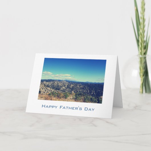 父の日オリンピック国立公園風景 カード (正面)