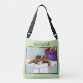 父の日オレンジタビー猫 クロスボディバッグ (正面)