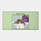 父の日オレンジタビー猫 デスクマット (正面)