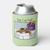 父の日オレンジタビー猫 缶クーラー (缶正面)