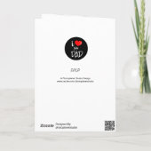 父の日カスタム写真 - 個別設定 カード (裏面)