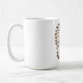 父の日カモフラージュ足跡デザイン コーヒーマグカップ (左)