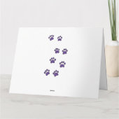 父の日カリコキャット カード (裏面)