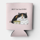 父の日カリコキャット 缶クーラー (正面)