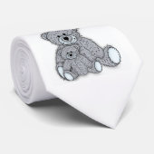 父の日カードに一致させるテディー・ベアのタイ ネクタイ (ロール)