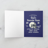 父の日カードサッカースポーツパパ カード (内部)