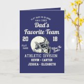 父の日カードサッカースポーツパパ カード (黄色い花)