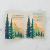 父の日カード自然水色 招待状 (内部)