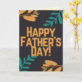 父の日カード カード (黄色い花)