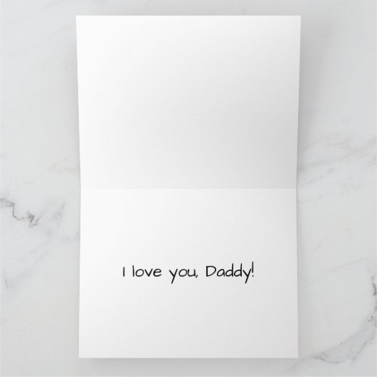 父の日カード カード (内部)