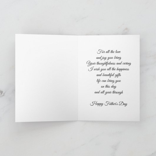 父の日カード カード (内部)