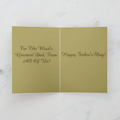 父の日カード カード (内部)