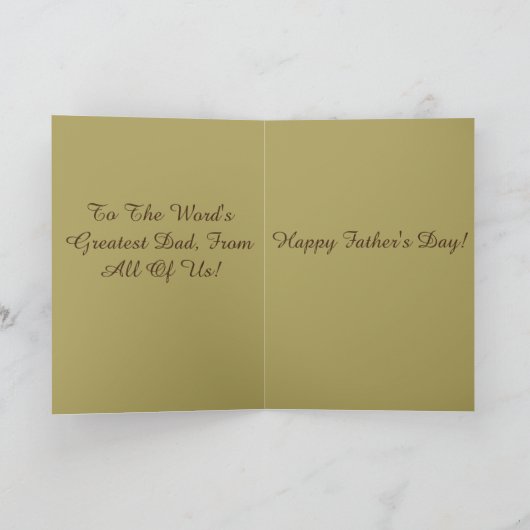 父の日カード カード (内部)