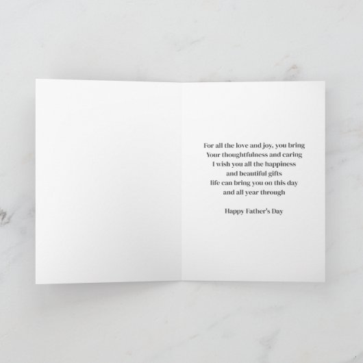 父の日カード カード (内部)