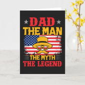 父の日カード カード (黄色い花)