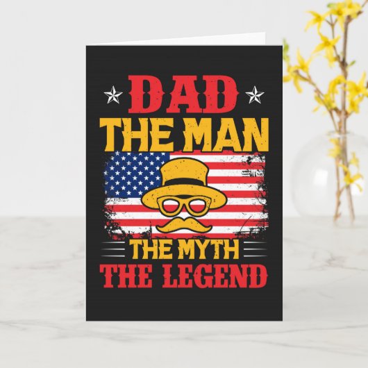 父の日カード カード (黄色い花)