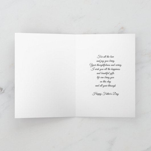 父の日カード カード (内部)