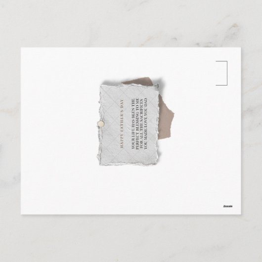 父の日カード シーズンポストカード (裏面)