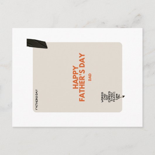 父の日カード シーズンポストカード (正面)