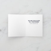 父の日カード　ダッド・シューズ カード (内部)