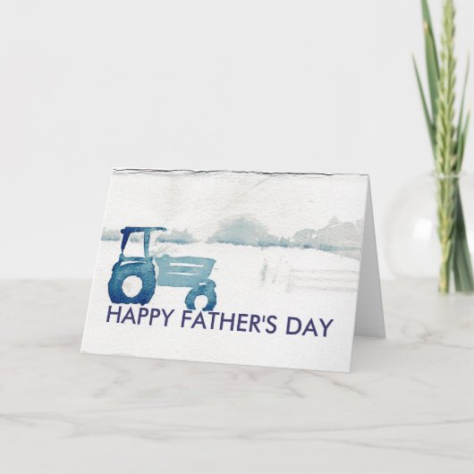 父の日カード：ファームトラクター カード (正面)