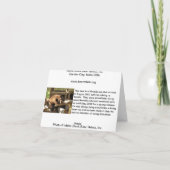 父の日カード-リラックスさせるな小熊 カード (裏面)